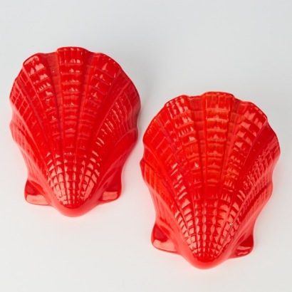 A Pair of Crown Lynn Wall Pockets number 539