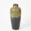 A Hand-Potted Drip Glaze Vase