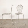 A Pair of Stephane Rondel Aluminum Peanut Chairs - 2