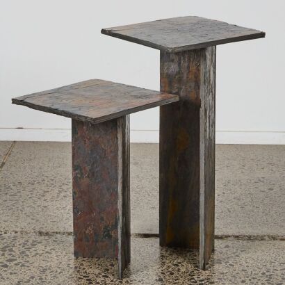 A Pair of OxMont Peacock Sidetables