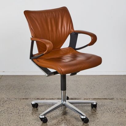 A Wilkhahn Modus Leather Office Chair