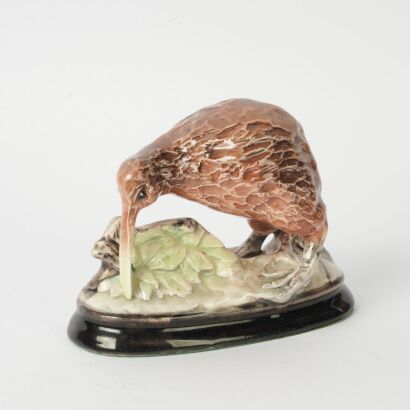 A Rare Orzel Porcelain Kiwi Sculture