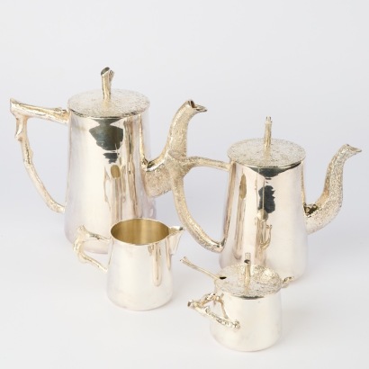 A Michael Aram Tea and Coffee Set from The Bark and Branch Collection