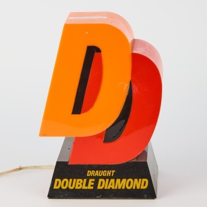 A Vintage Double Diamond Draught Light