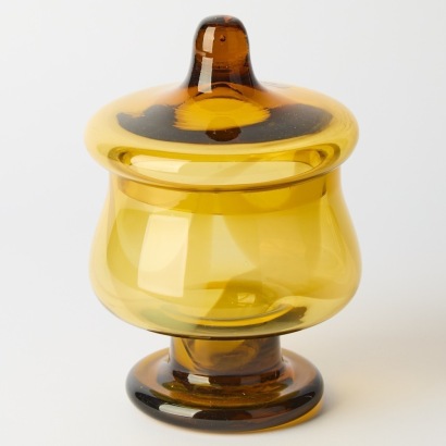 A Handblown Art Glass Compote