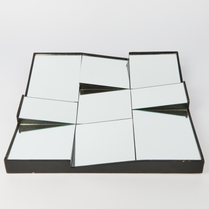 A Geometric Sectional Wall Mirror