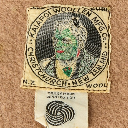 A Kaipaoi Maori Chief Blanket by Kaiapoi Woollen Mills, Christchurch