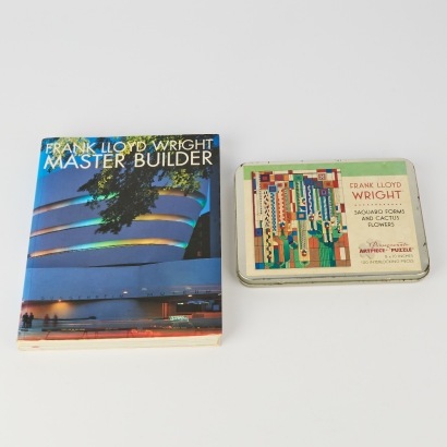 Frank Lloyd Wright: Master Builder, Book with Puzzle