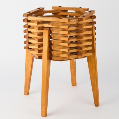 A Vintage Wooden Planter