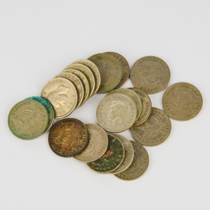 A Collection of New Zealand Shillings