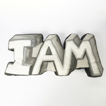 A Large 'I AM' Pillow