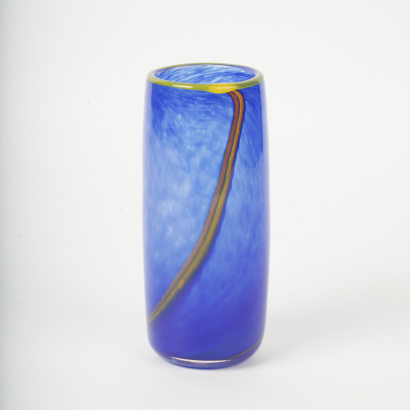 A Rare Libby Gray Art Glass Vase, Inglewood 1982