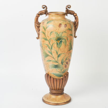 A Hand-Painted Italian-Style Vase