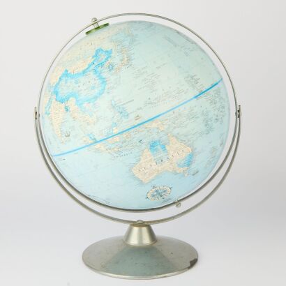 A Vintage World Globe by Replogle World Classic