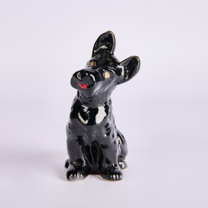 A 1930s Scottish Terrier Pottery Dog