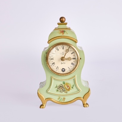 A Vintage Swiss Schmid Neuchateloise Mantle Clock