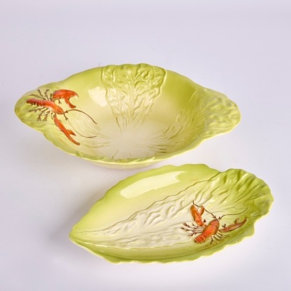 A Pairing of Carltonware Lobster Plates