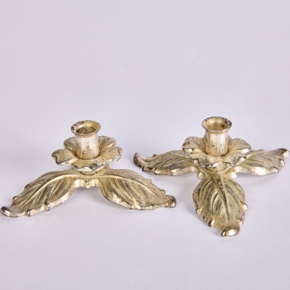 A Pair Of Vintage Italian Candle Holders