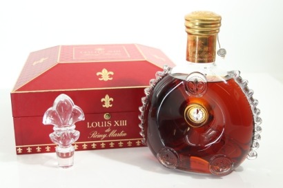 (1) Louis XIII de Remy Martin Grande Champagne Cognac, 40% ABV, Circa. Late 1990's - Early 2000's (China/Hong Kong Duty Free Edition) (GB)