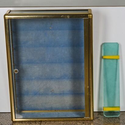 A Vintage Gold Tone Jewellery Display Case