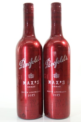 (2) 2015 Penfolds Max's Shiraz, South Australia