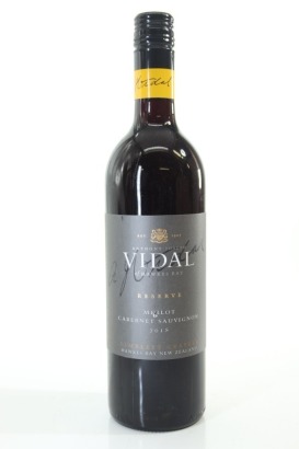 (1) 2018 Vidal Estate Reserve Merlot - Cabernet Sauvignon, Gimblett Gravels