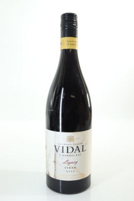 (1) 2019 Vidal Estate Legacy Syrah, Gimblett Gravels