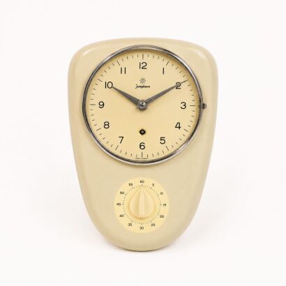 A Max Bill for Junghans Kitchen Timer Clock c1950s