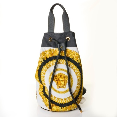 Versace, Medusa Baroque Drawstring Duffle Bag