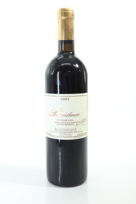 (1) 2002 Providence Private Reserve Merlot - Cabernet Franc - Malbec, Matakana