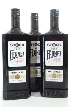 (3) Stock Original Fernet Liqueur, Czech Republic, 1000ml, 38% ABV