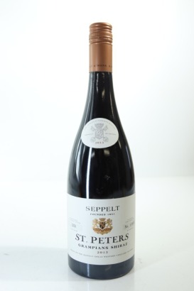 (1) 2013 Seppelt St Peters Great Western Vineyards Shiraz, Australia