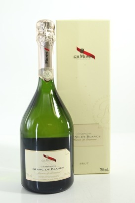 (1) NV G.H. Mumm Blanc de Blancs Mumm de Cramant, Champagne (GB)