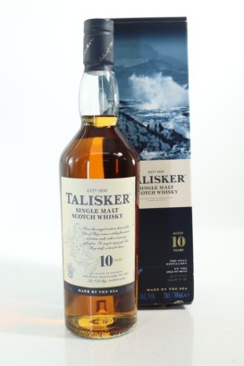 (1) Talisker 10 Year Old 'The Only Distillery on the Isle of Skye' Single Malt Scotch Whisky, Isle of Skye, 45.8% ABV (GB) (2004-2012 Bottling Run)
