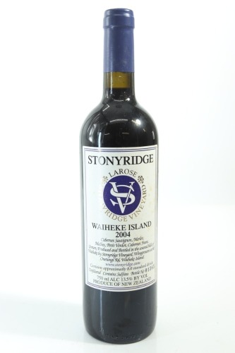 (1) 2004 Stonyridge Vineyard Larose, Waiheke Island
