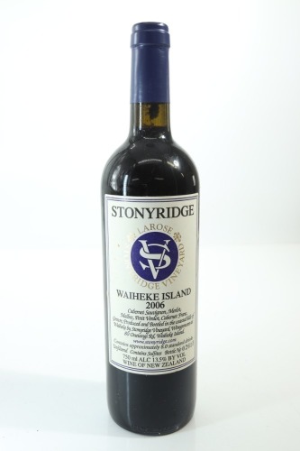 (1) 2006 Stonyridge Vineyard Larose, Waiheke Island