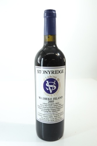 (1) 2005 Stonyridge Vineyard Larose, Waiheke Island