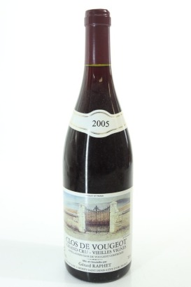 (1) 2005 Gerard Raphet Clos de Vougeot Grand Cru Vieilles Vignes, Cote de Nuits