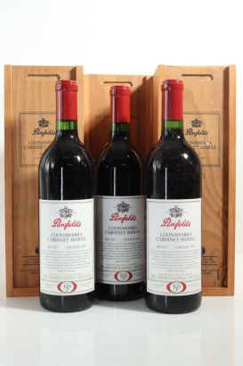 (3) 1990 Penfolds Bin 920 Cabernet - Shiraz, Coonawarra (GB) (150th Anniversary Commemorative Release)