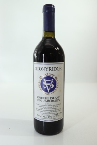 (1) 1999 Stonyridge Vineyard Larose, Waiheke Island