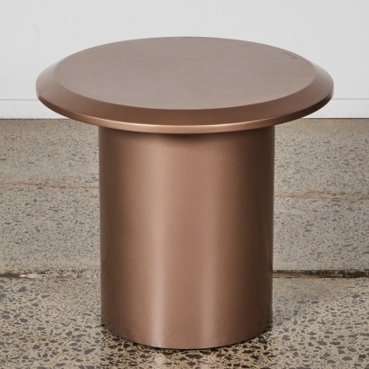 A Bronze Coloured End Table