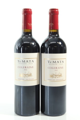(2) 2022 Te Mata Estate Coleraine, Hawke's Bay