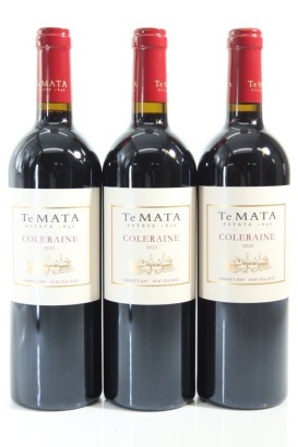 (3) 2022 Te Mata Estate Coleraine, Hawke's Bay