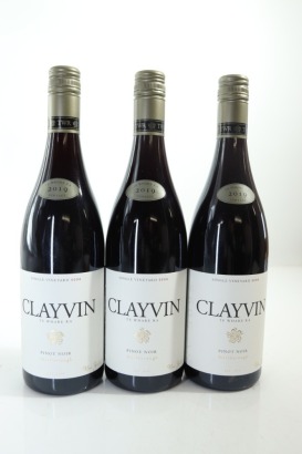 (3) 2019 Te Whare Ra Clayvin Single Vineyard Pinot Noir, Marlborough