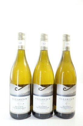(3) 2017 Clearview Estate Reserve Chardonnay, Hawke's Bay