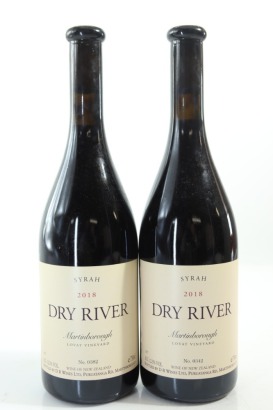 (2) 2018 Dry River Lovat Vineyard Syrah, Martinborough [JR17]