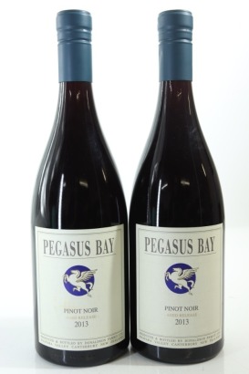(2) 2013 Pegasus Bay Aged Release Pinot Noir, Waipara Valley