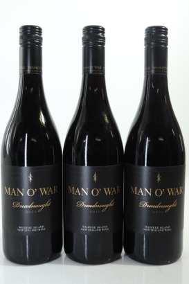 (3) 2010 Man O' War Dreadnought Syrah, Waiheke Island