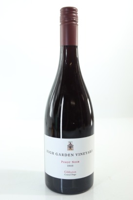 (1) 2022 High Garden Vineyard Pinot Noir, Gibbston