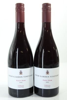 (2) 2021 High Garden Vineyard Pinot Noir, Gibbston